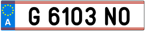 Truck License Plate